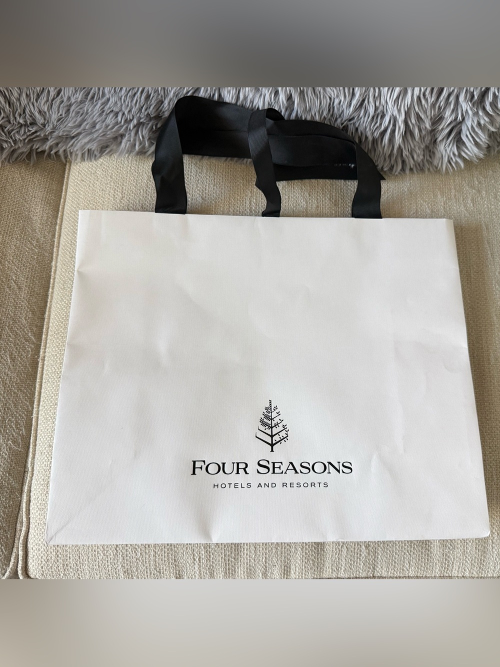 Elegant Authentic Four Seasons Gift Bag from Bangkok, Thailand.
